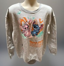 NEW Disney Stitch  You  re My Fav  Gray Heather Women's Sweatshirt Size 2XL 19 