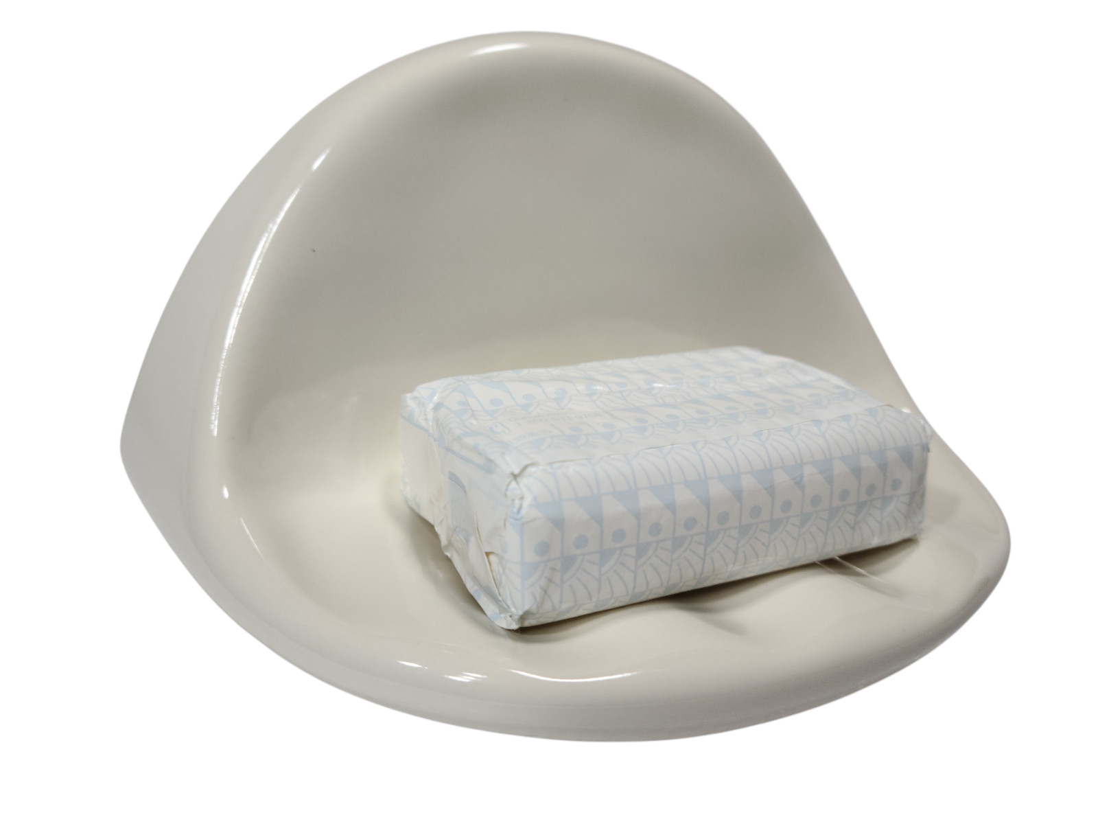 Beige Almond Bone Ceramic Soap Dish Holder Shower Tray Vintage Classic Color 006