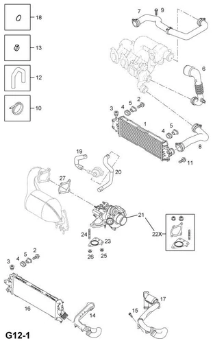 51411 Tubo Presion Turbocompresor para RENAULT TRAFIC II FURGÓN 2001 183216 - Imagen 3 de 9