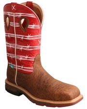 Twisted X Men's Men'S Cellstretch Waterproof Work Boot Nano Composite Toe -