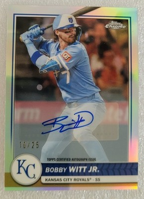 2026 Bobby Witt Jr Topps Chrome Flagship Auto Refractor /25 #11