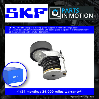 Aux Belt Tensioner fits AUDI A1 8X 1.2 1.4 10 to 15 Drive V-Ribbed SKF Quality