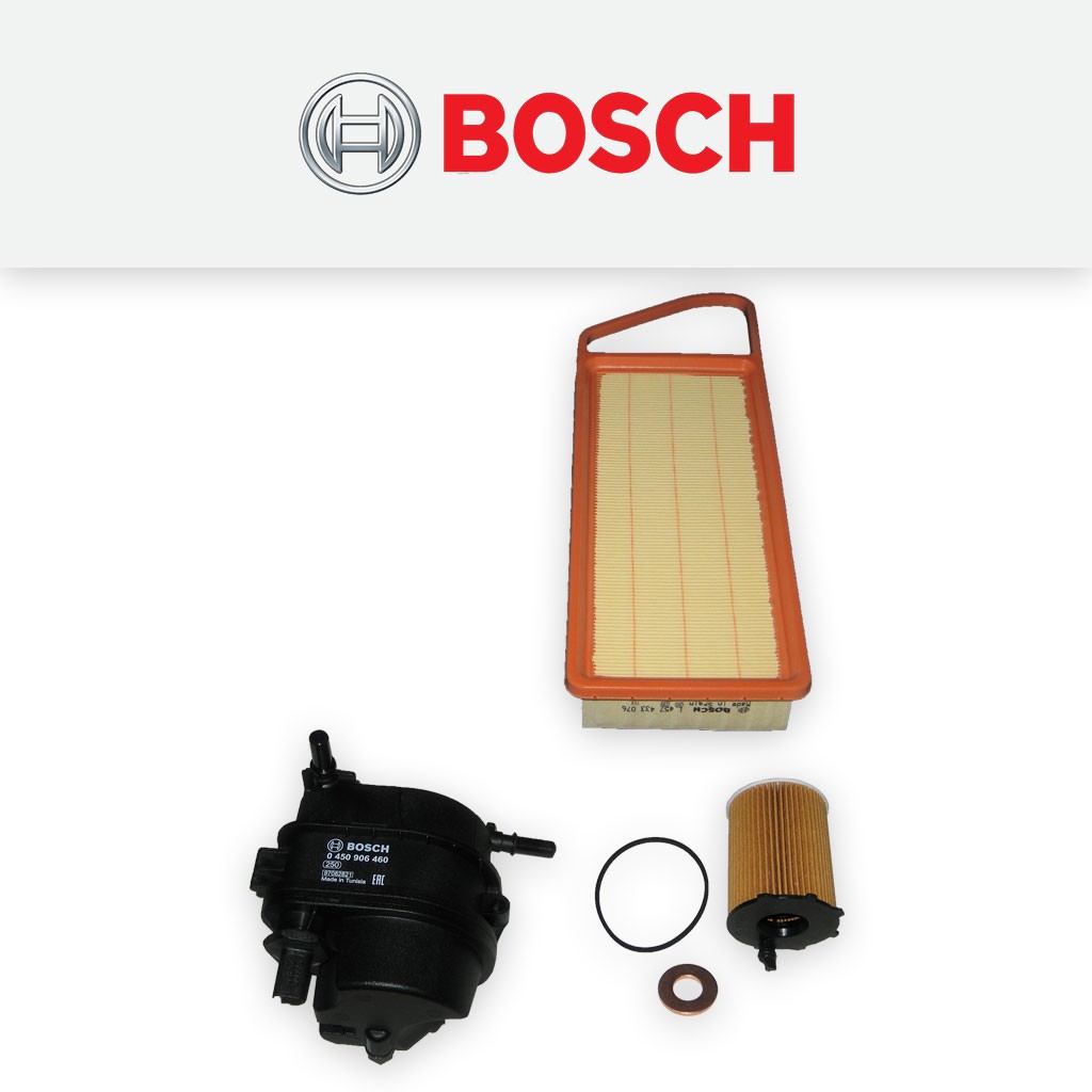 SERVICE KIT for PEUGEOT 307 1.4 HDI BOSCH OIL AIR FUEL FILTERS (2001-2005)