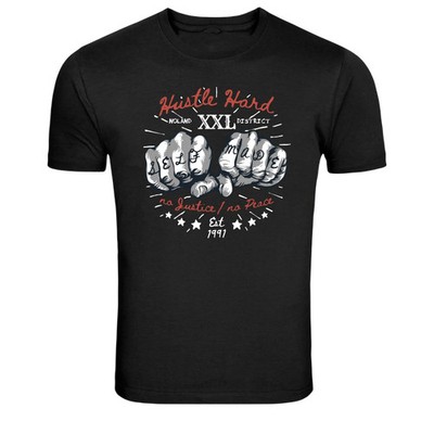 Hustle Hard Self Made Streetwear Graphic T-Shirt