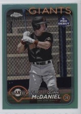 2024 Topps Pro Debut Chrome Aqua Refractor 72/75 Quinn McDaniel #PDC-136 uk2
