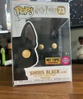 Funko POP! Harry Potter #73 Sirius Black as Dog Flocked Hot Topic EXCLUSIVE