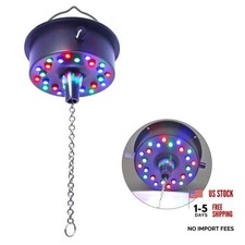 5 RPM-9 RPM Adjustable Mirror Ball Rotating Motor with 24 RGB Led Light for 4