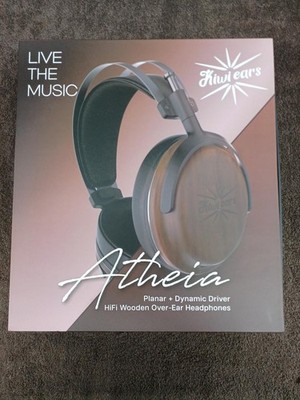 LINSOUL Kiwi Ears Atheia Kopfhörer geschlossen Walnussholz Hybrid Driver 349 g
