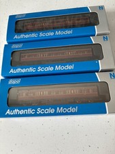 Dapol N Gauge - 2P-000~100 Collett Coaches - BR Coaches Maroon/Crimson 2nd Class