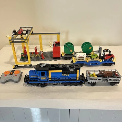 Lego City Cargo Train 60052 Partial Set Read Description