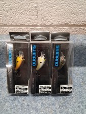 3 SHIMANO Macbeth MB-39F Fat Bodied High Buoyant Crankbait 1 9/16" 1/8oz 2-4ft 