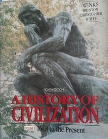 History of Civilization: 1648 To the Present von Winks, ... | Buch | Zustand gut