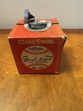 1940 / 1941 ~ GoldSmith Baseball w/Original Box ~ Official League ~ New / Unused