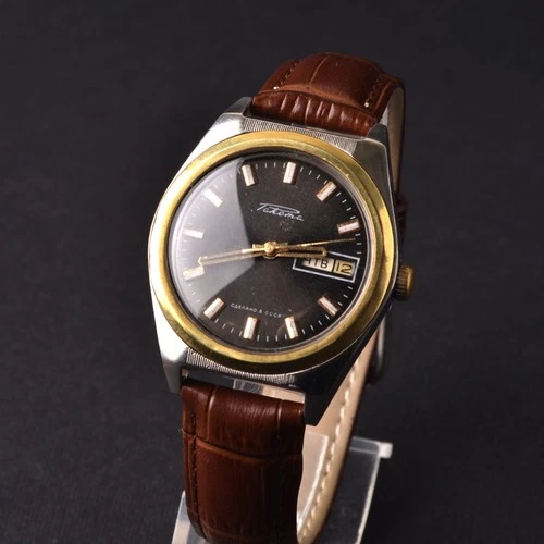 Rare RAKETA "Rolex" USSR Day/Date Watch. Serviced. Vintage Soviet
