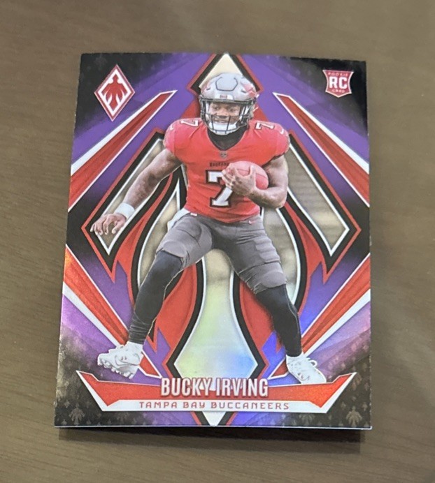 2024 Panini Phoenix BUCKY IRVING #166 Purple RC SP-Buccaneers