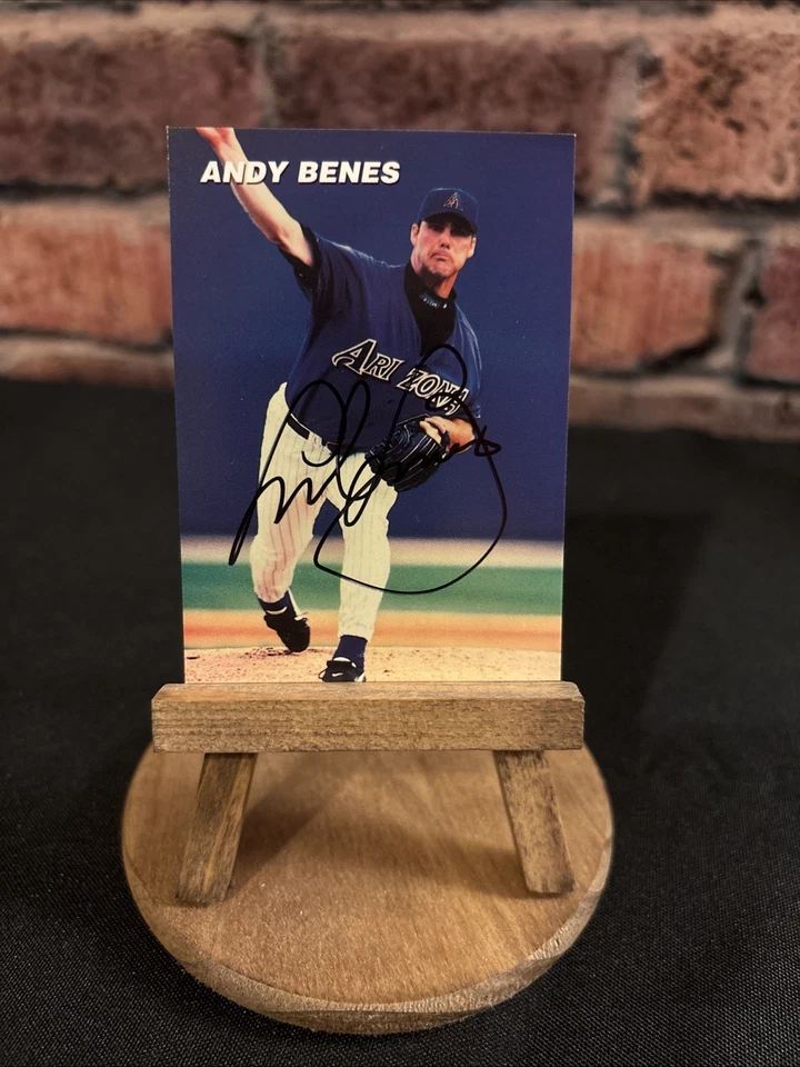 Autógrafos fotográficos de Arizona Diamondbacks (Joel Adamson y Andy Benes)  Foto 4 de 4