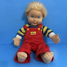 Hasbro My Buddy Blond Hair Blue Eyes Red Pant Yellow Blue Shirt Hat 1986