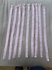 25 Pieces YKK Pink #513 Zippers 22" Long Made In USA. Perfect For Pillows