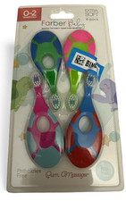 Farber Baby Extra-Soft Infant Toothbrush / Gum Massager 0-2 Years 4-Pack