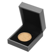 Coin Display Box, Coin Presentation Display Box Square Fit 45mm Coin, Gray
