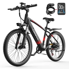 26" POWERFUL 1500W Electric Mountain Bike  28 MPH Commuting Ebike