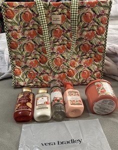 6 pc Vera Bradley x Bath & Body Works collab Limited Edition complete Gift Set