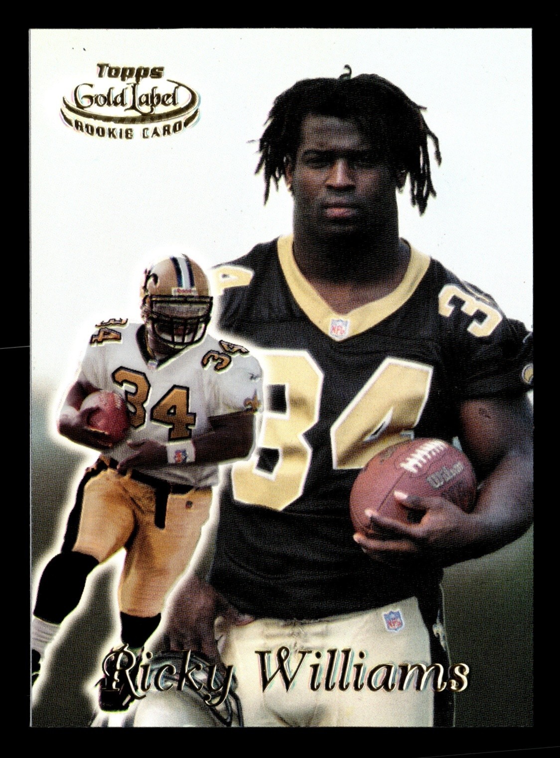 Ricky Williams Topps Gold Label Class 1 #70 Gold Label