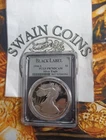 1990 S American Silver Eagle  NGC PF 70  Black Label (Rare) EO110