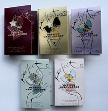 Marc Jacobs Perfect Perfume Collection 5pc Sample Vials Spray Set