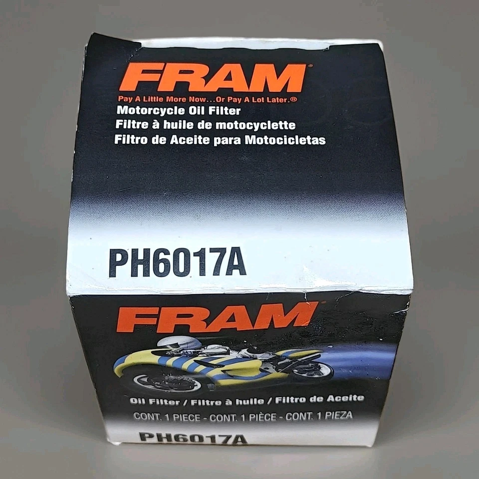 FILTRO ACEITE MOTO FRAM PH6017A - Totalmente Nuevo Foto 2 de 4