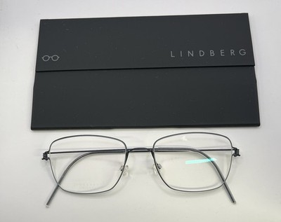 Lindberg Titan Brille Brillengestell Graham 52 Gun Metal Matt