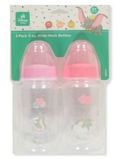 Disney Baby Girls' 2-Pack Dumbo Wide-Neck Bottles Color: multi Size: one size