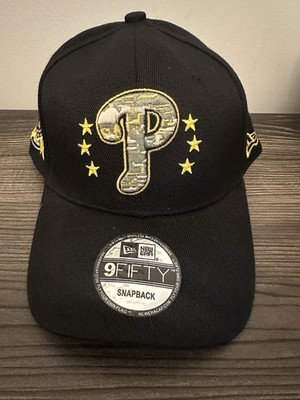 NWT 2024 Philadelphia Phillies New Era Salute To Service 9Fifty Snapback Hat Cap