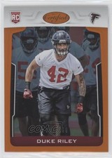 2017 Certified Rookies Mirror Orange /199 Duke Riley #195 fm1