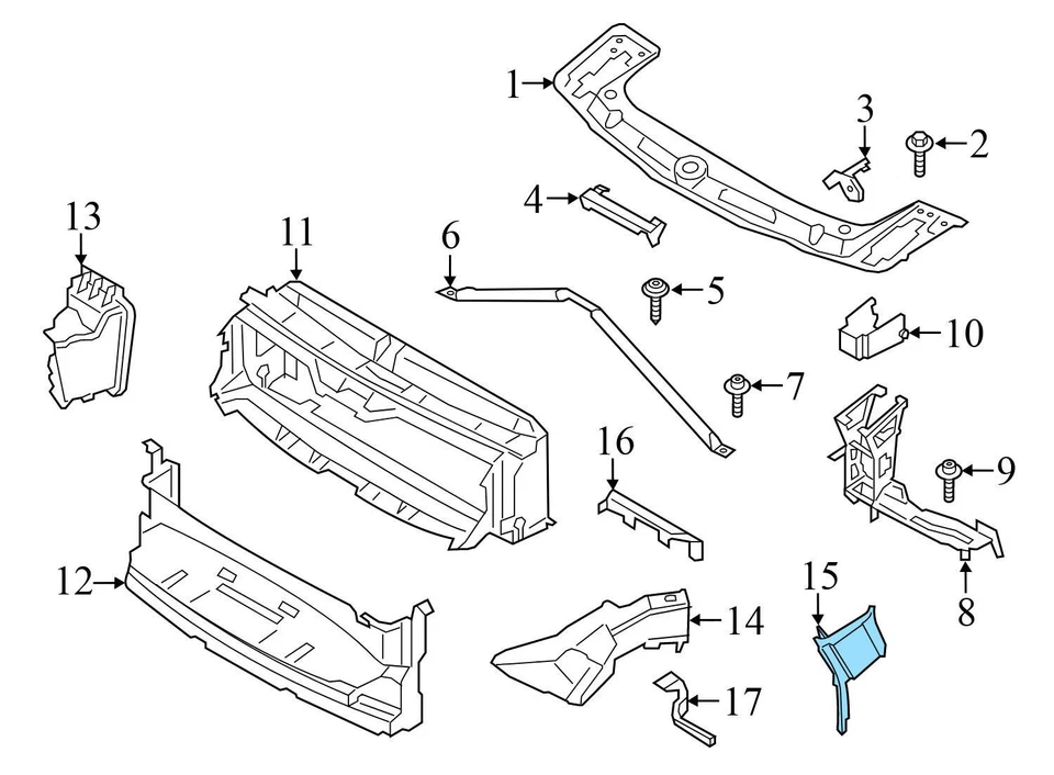 2017-2020 BMW 430I XDRIVE - Front LEFT Brake Cooling AIR DUCT 7465289 - Image 4 of 4