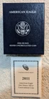 2011 West Point Mint American Eagle One Ounce Uncirculated SILVER Dollar