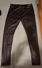 H M Women's Black Ankle Leggings Stretch Size L