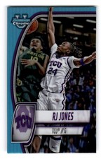 2024-25 Bowman University Chrome #84 RJ Jones Sky Blue Refractor