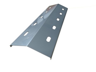 3x Gasgrill Brennerabdeckung Edelstahl 39x12,5cm Flammenverteiler Flammenblech