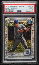 2020 Bowman Chrome Prospects Mega Box Mojo Refractor Bobby Witt Jr PSA 9 06n5