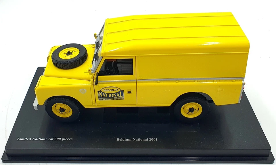 Universal Hobbies 1/18 Scale 231025A Land Rover Series 3 2001 Belgium Nationals - Image 3 of 4