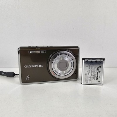 Olympus FE-4030 14MP Compact Digital Camera Brown Tested *Read*