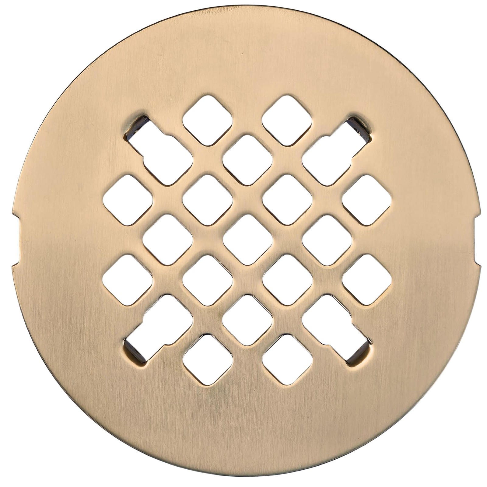 LXLOTUS 4 ¼” Champagne Bronze Snap-in Shower Drain Cover -
