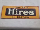 VINTAGE HIRES ROOT BEER TIN SIGN EMBOSSED
