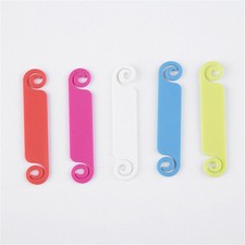 50 Pcs USB Charger Cord Wire Identification Multicolor Cable Tags Label