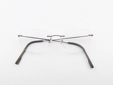 Calvin Klein Eyeglasses, Frames Only, Japan, 536 98, 52-19-150, Gunmetal,Rimless