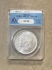 1889 -O, AU-50, VAM-6, DT TOP 100 #029 $1 Morgan Silver Dollar Key date