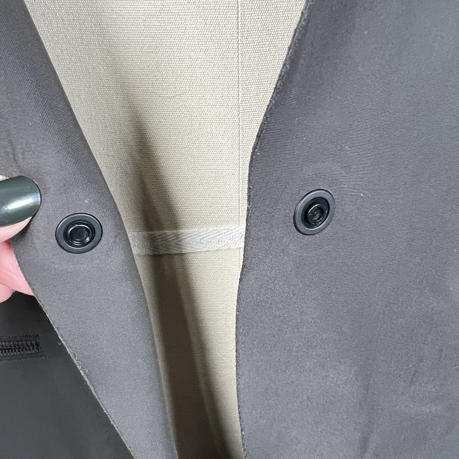 Athleta Interstellar Blazer Gray Work Jacket Trav… - image 8