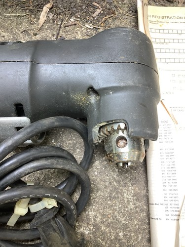 BLACK & DECKER INDUSTRIAL 3/8” TALADRO ELÉCTRICO CORTO ÁNGULO RECTO CON CABLE #1165 - Imagen 5 de 9