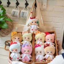 Liila Lucky Cat Series Plush Pedant Dolls Confirmed Blind Box Toys Figure Gift